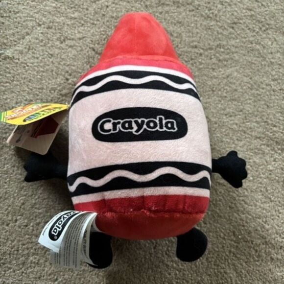 Crayola Red Plush 2017 Collectible Soft Toy With Tags Attached - Picture 3 of 8